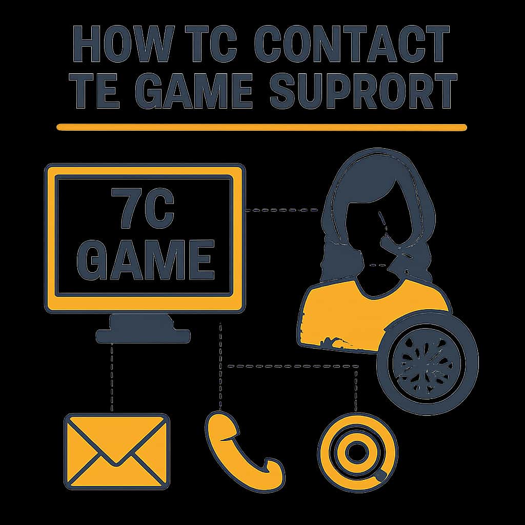 An educational diagram about TC Game support channels.