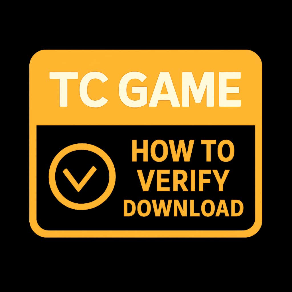 Icon representing TC Game download verification