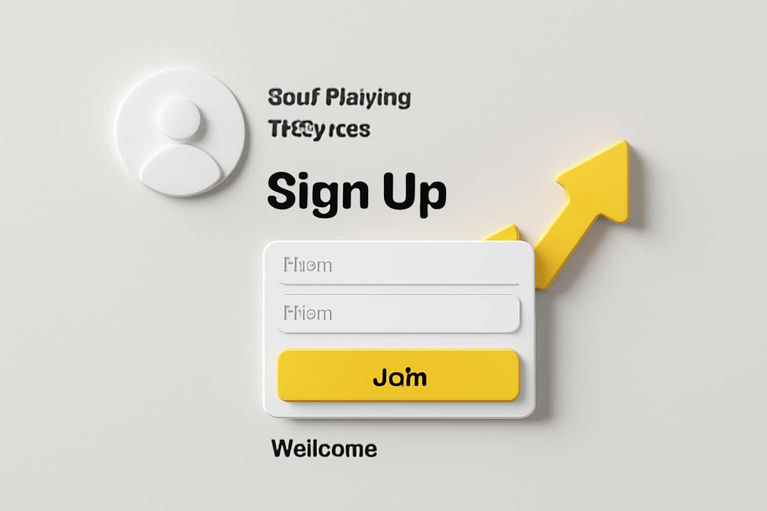 Start Playing TC Game - Sign Up Interface