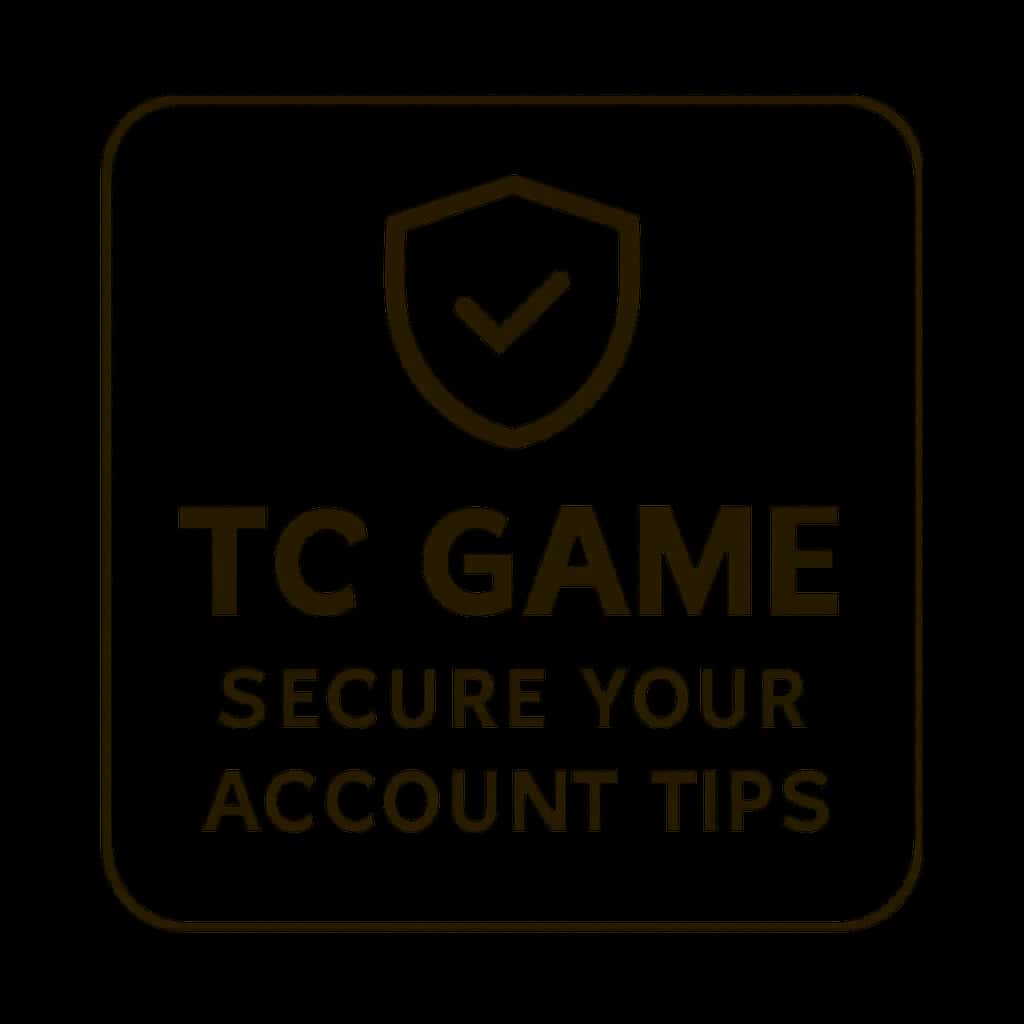A badge representing account security tips for TC Game.