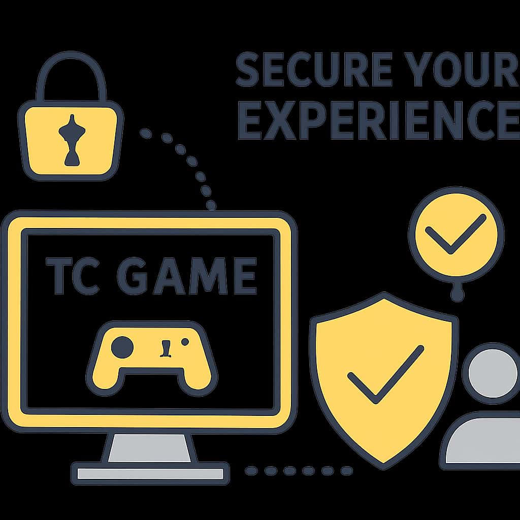 An educational illustration on securing TC Game experience.