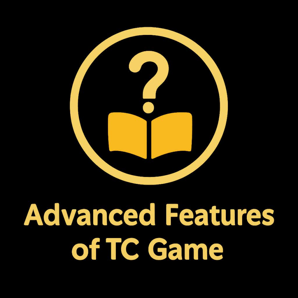 A badge representing the advanced features of TC Game.