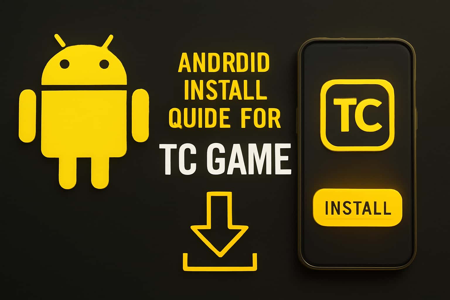 Visual representation of Android Install Guide for TC Game.