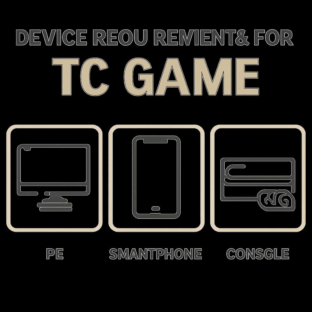 Diagram explaining Device Requirements for TC Game