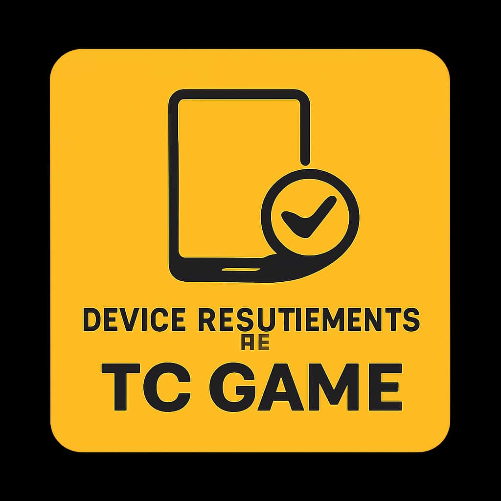 Badge representing Device Requirements for TC Game
