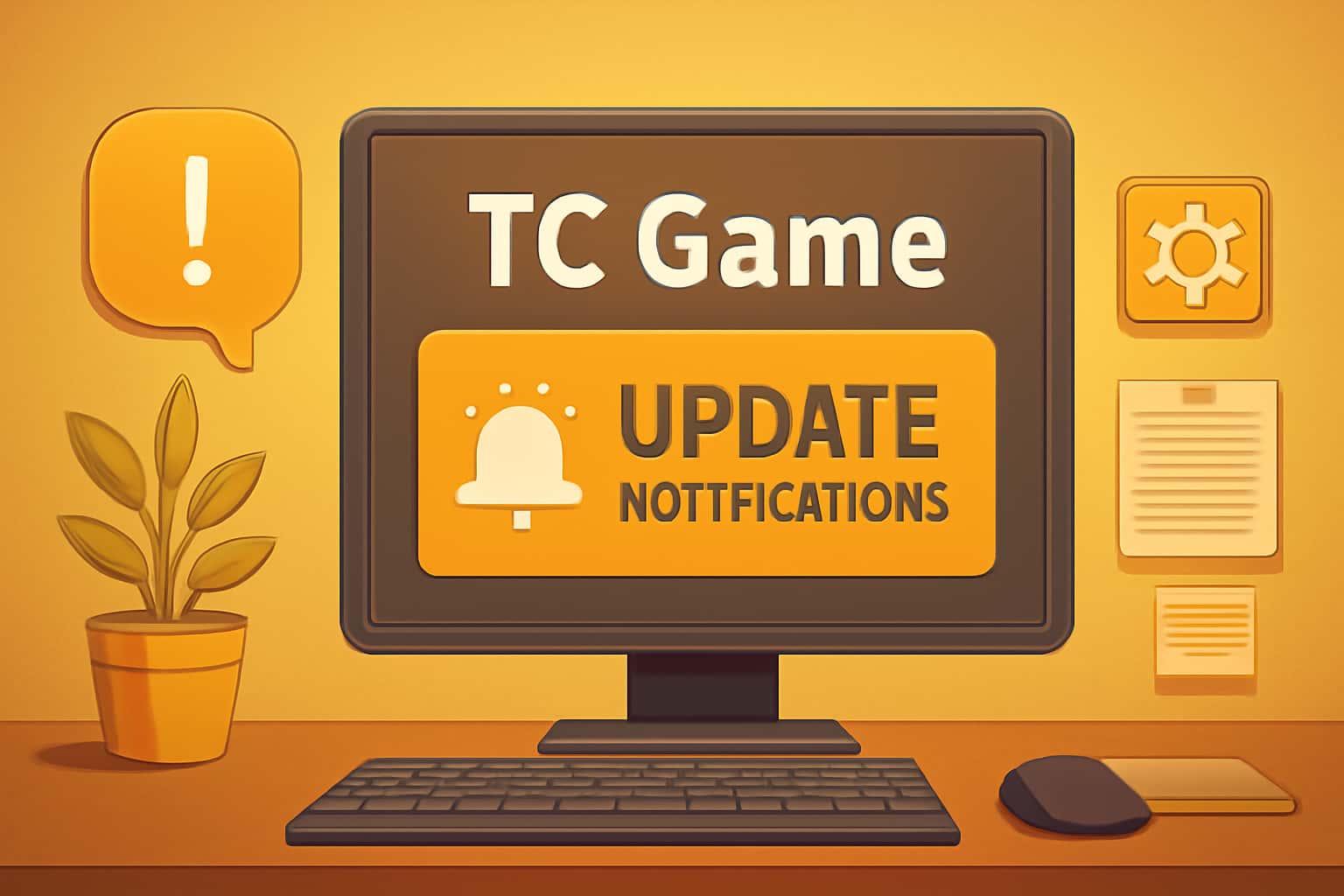 An informative visual representation of TC Game Update Notifications.