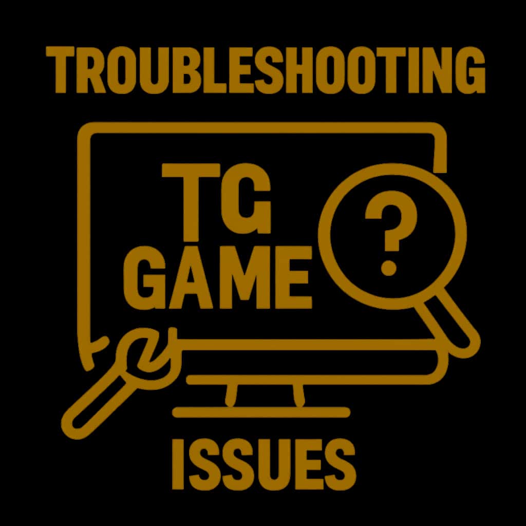 Icon representing troubleshooting assistance for TC Game.